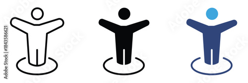 user location icon. accessibility symbol. freedom symbol. find me icon. vector illustration 