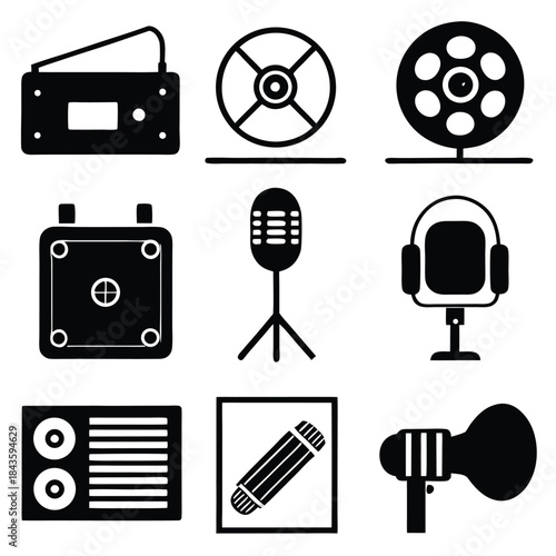 movie camera icons