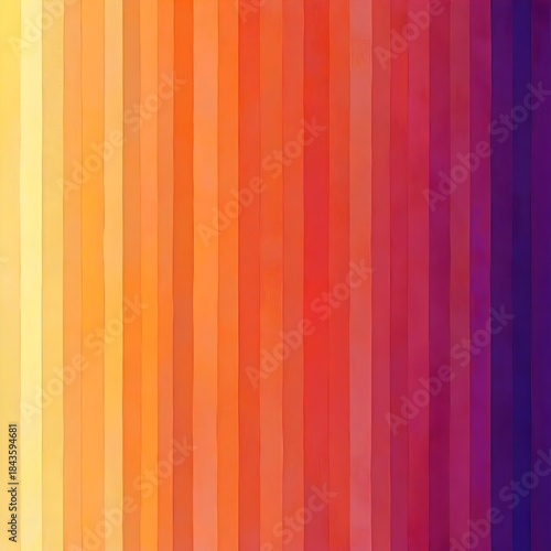 A vibrant gradient showcasing a spectrum of warm hues, transitioning from soft yellow to deep purple. The smooth blending evokes feelings of warmth and serenity.