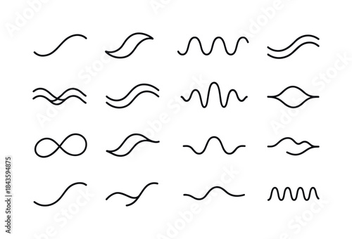 Energy Flow Icons. Energy Flow. Line icon set of Energy Flow: sm