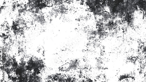 Old grunge concrete wall texture background. black cracked cement surface rough distressed stone pattern and weathered vintage effect.