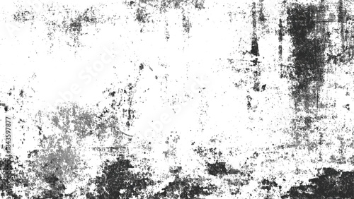 Old grunge concrete wall texture background. black cracked cement surface rough distressed stone pattern and weathered vintage effect.