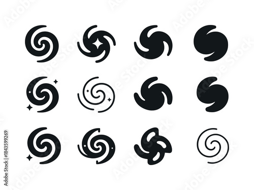 Space Exploration Icons. space exploration. Icon set. Set Logo o