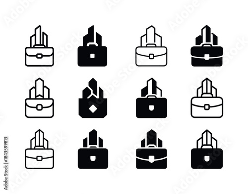 Consulting Logo Icons. Building personal consulting businesses.