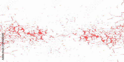 Pink wall crack isolated on background and web design. eps 10