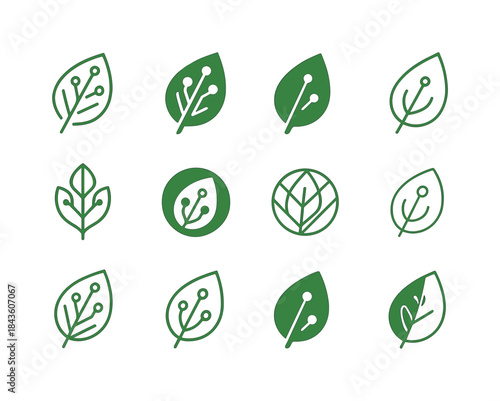 Eco Tech Icons. customizable eco-friendly tech products. Icon se