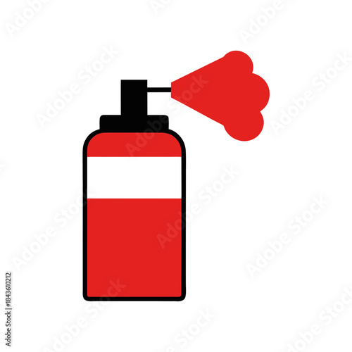 vector clip art air freshener spray on white background for web and graphic design