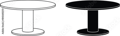 Vector Illustration of an Emperor Penguin Adult Standing with Two Fuzzy Chicks, Rendered in a Realistic Watercolor/Airbrush Style, Ideal for Nature, Arctic, and Wildlife Graphics.