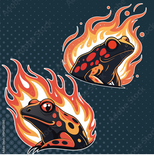 Regal Dragon Mascot Illustration with Golden Crown, Symbolizing Power and Majestic Fantasy