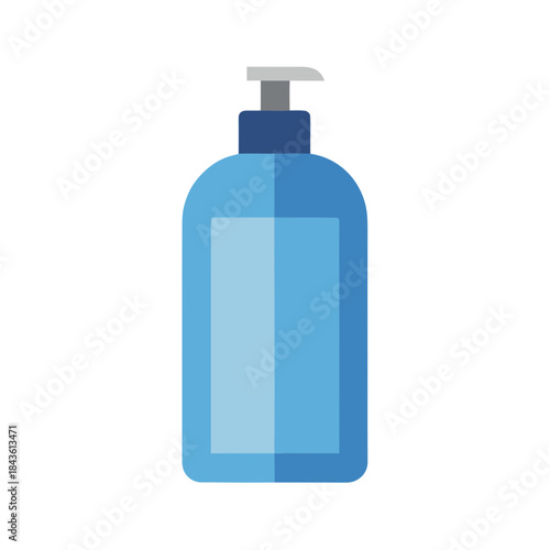 Vector Clip Art Conditioner Bottle on White Background for Web and Graphic Design