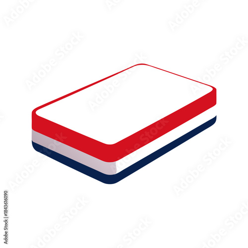 vector clip art mattress on white background for web and graphic design