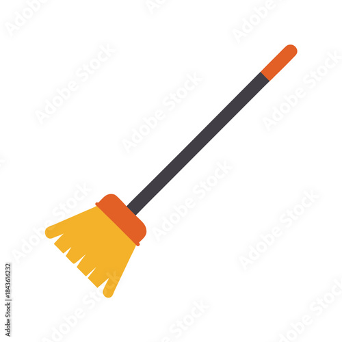 vector clip art mop on white background for web and graphic design