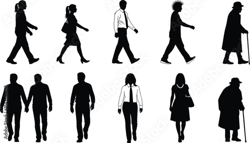 Vector Collection of Round Wooden Stools or Side Tables in Simple Line Art and Black Silhouette Styles, Featuring a Minimalist Triangular Base Design.