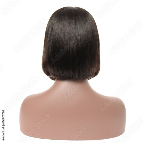 Straight black human hair extensions lace bob weaves wigs