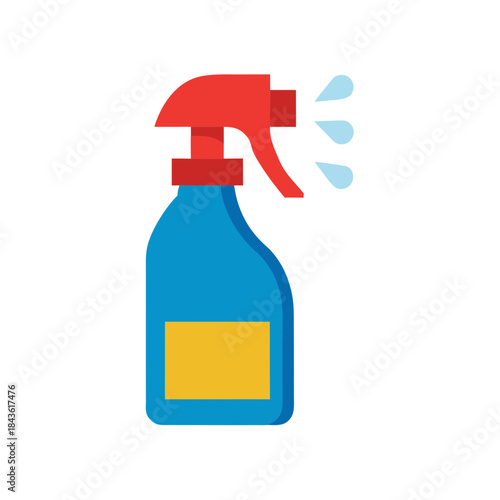 vector clip art stain remover spray on white background for web and graphic design