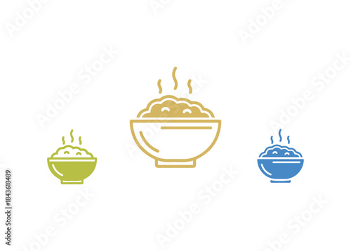 A Basic Collection of Vector Line and Glyph Icons for Porridge

