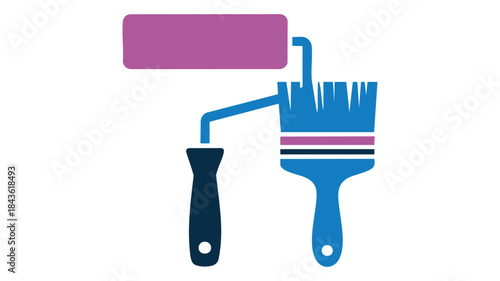 Painting tools ready for work