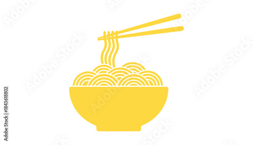 noodles and chopsticks symbol
