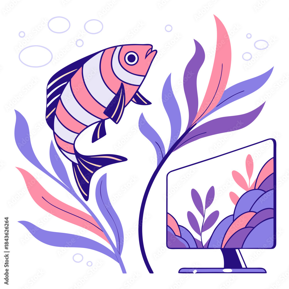 Obraz premium fish in the water