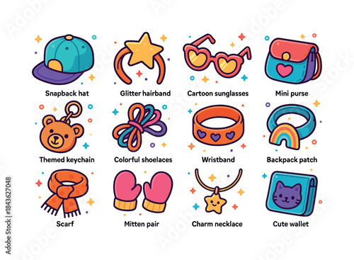 Colorful Kids' Accessories. Kids