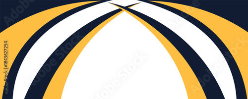 Abstract black and yellow curve or wave shapes on white background. Black yellow silver gradient white box rectangle abstract background vector presentation design. Eps10