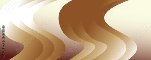 Curve Line and Wave Layer Background. For Cover Page, Landing Page, Banner. Colorful Vector Illustration