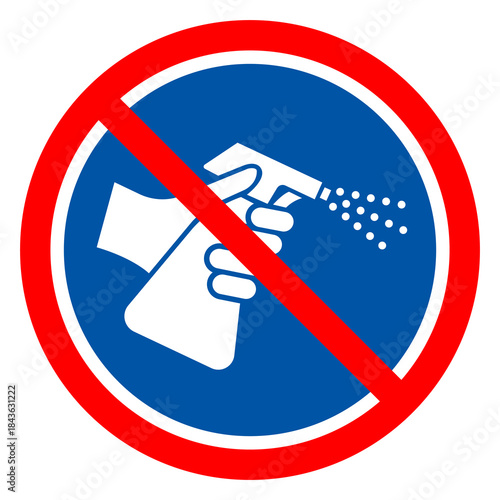 Clean and Disinfect Symbol Sign, Vector Illustration, Isolate On White Background Label.EPS10