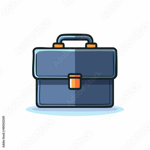 Briefcase icon representing business and travel, a symbol of professional work and carrying important documents