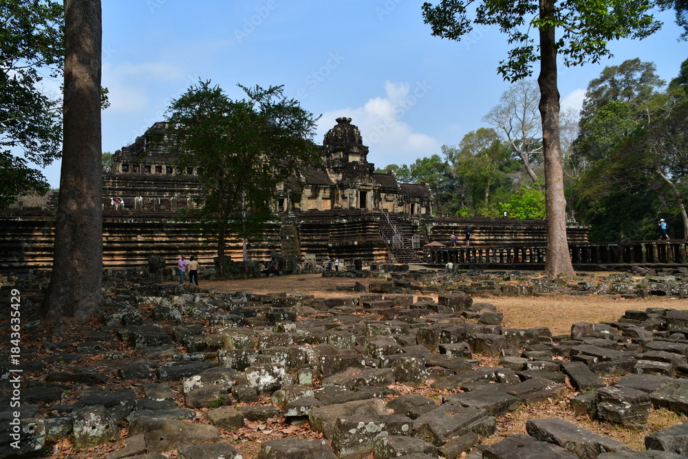 Fototapeta premium カンボジア シェムリアップ遺跡群 パプーオン