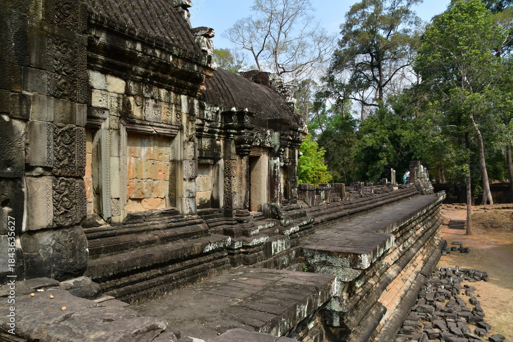 Naklejka premium カンボジア シェムリアップ遺跡群 パプーオン