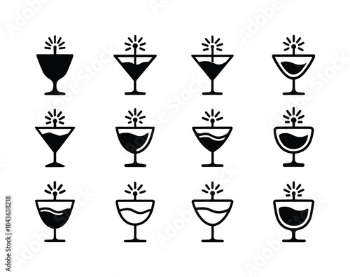 New Year's Eve Cocktails. New Year