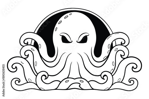 Smiling cartoon robot standing upright with striped arms and legs looks quite friendly