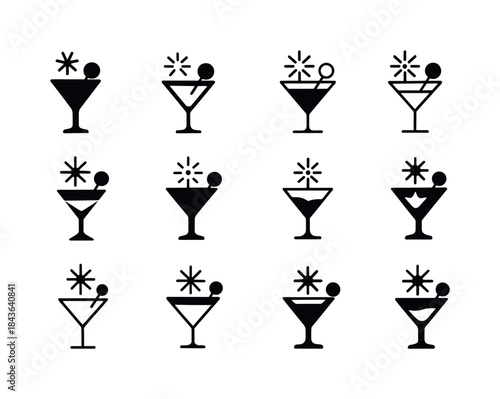 New Year's Eve Cocktails. New Year