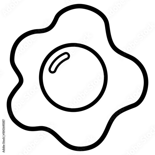 Sunny Side Up Simple Illustration 