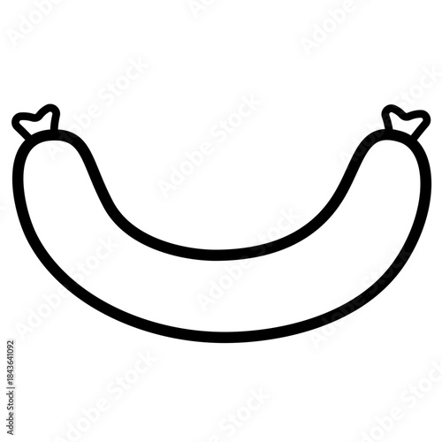 Sausage Simple Illustration 