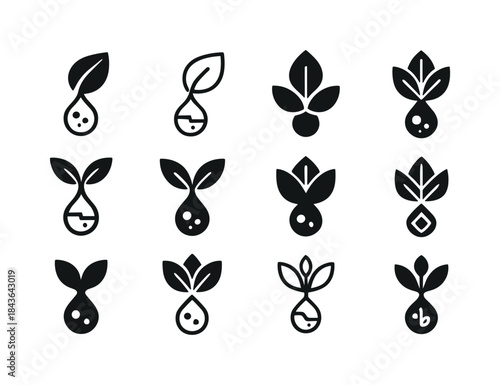 Artificial Photosynthesis Icons. Experiments in creating artific