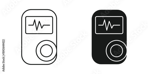 Two portable music players