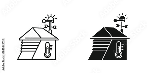 Weather monitoring system illustration