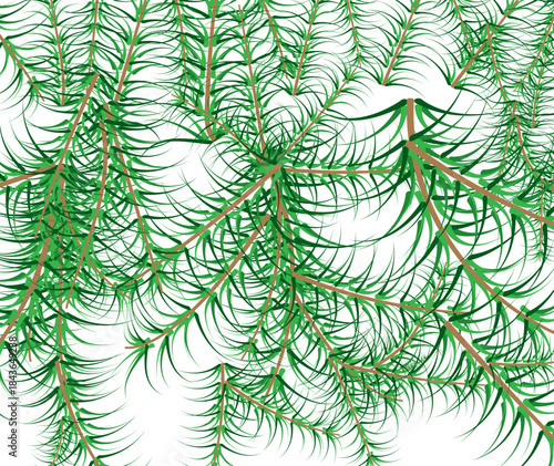 christmas tree seamless pattern