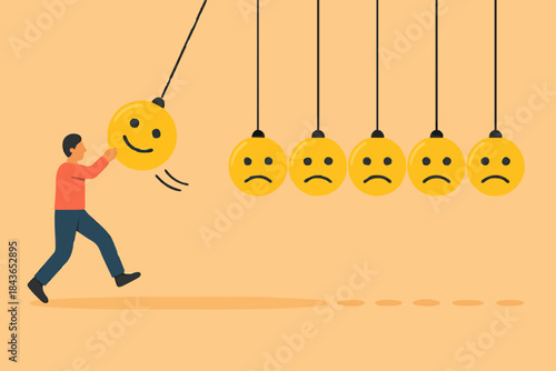 Simple Happiness Concept Image