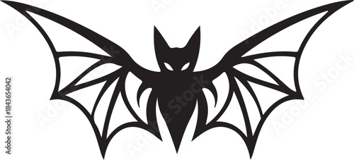 Black and white vector illustration of a tribal flower tattoo design and a silhouette insect symbol