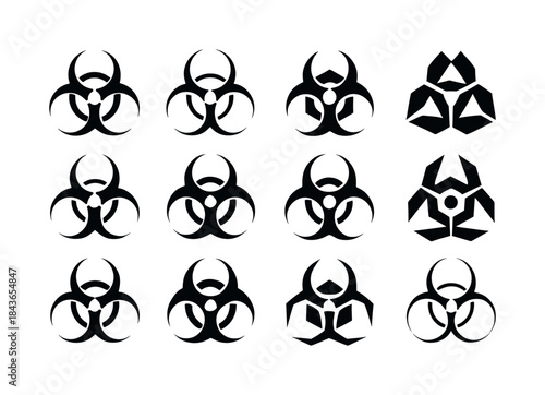 Disease Outbreak Icons. Disease outbreaks. Icon set. Set Logo of