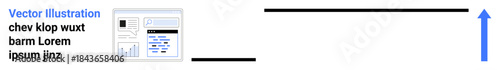 Business growth, analytics, data presentation, success tracking, financial monitoring, progress. Seen upward arrow and digital chart interface. Focus on business growth and analytics