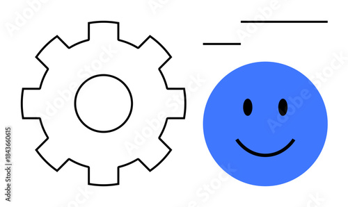 Technology concept. Technology tools enhance process efficiency and user satisfaction. Technology drives system optimization and user-friendly interaction. Ideal for apps, automation, business