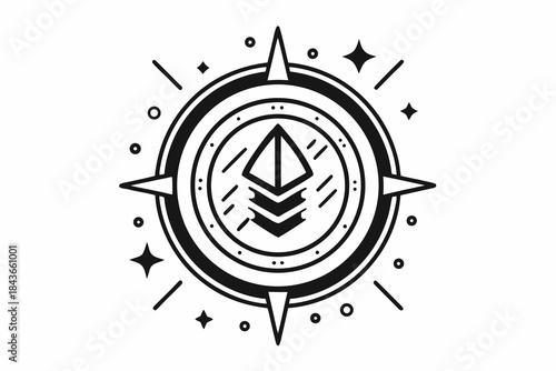 crypto token blockchain icon