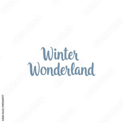 winter wonderland text