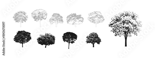 CAD project trees