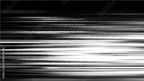 horizontal lines with white light glitch effect