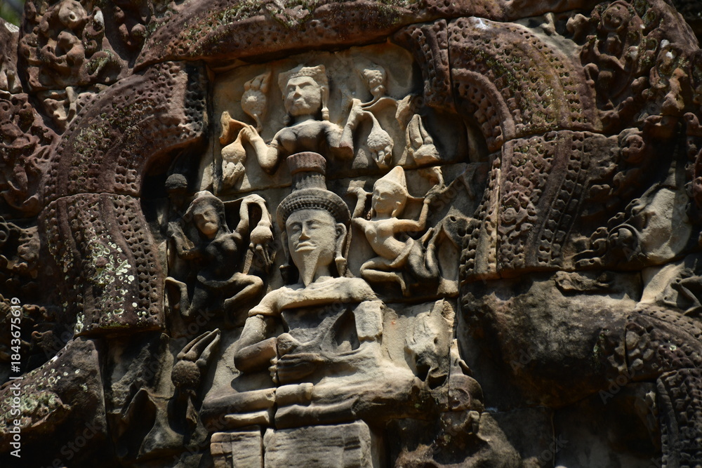 Fototapeta premium カンボジア シェムリアップ遺跡群 トマノン