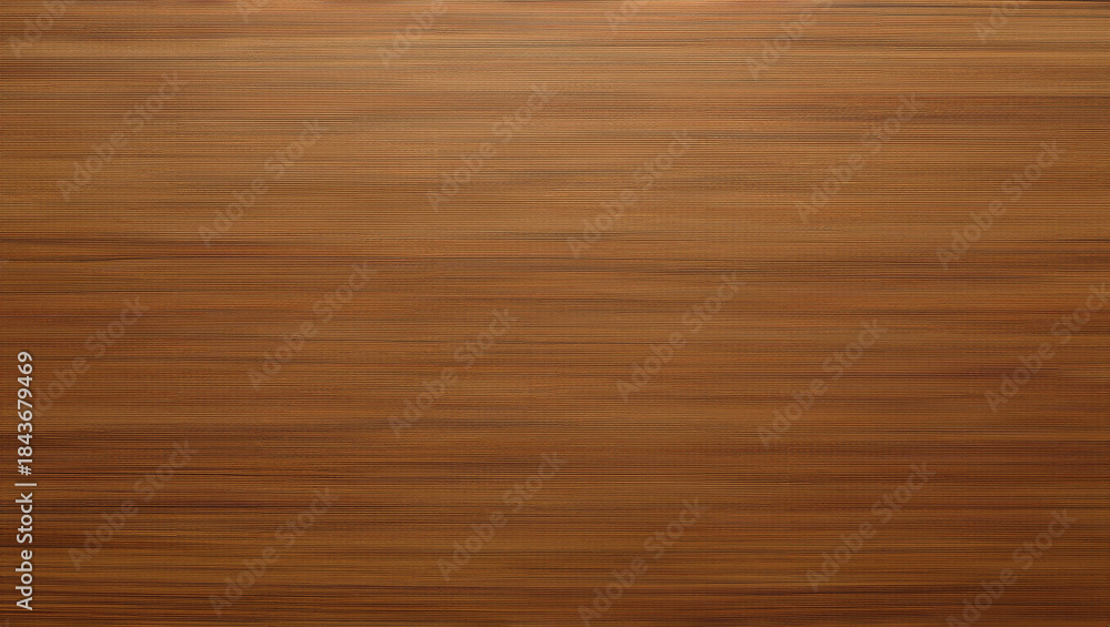 Fototapeta premium Brown wooden surface with horizontal grain pattern